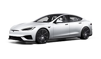 Tesla Model S Plaid белого цвета 2025 года фото 1