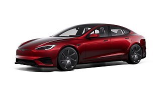 Tesla Model S Plaid красного цвета 2025 года фото 1