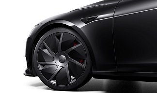 Tesla Model S Plaid черного цвета 2025 года на 21 колёсах фото 4