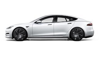 Tesla Model S Long Range белого цвета 2025 года на 21 колёсах фото 2