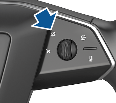 Значок камеры на рулевом колесе