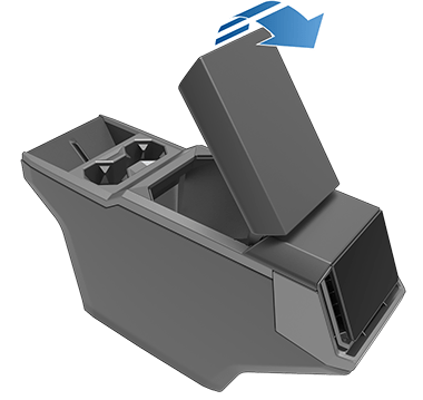 Центральная консоль спереди