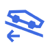icon of Cybertruck driving up a hill