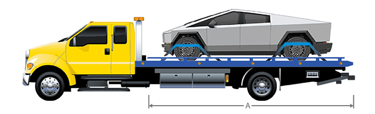 Cybertruck на платформе эвакуатора