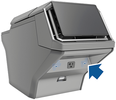 Два порта USB-C под задним сенсорным экраном