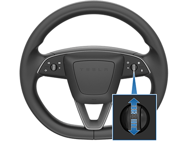 Изображение, показывающее приближение к правому колесу прокрутки со стрелками вверх и вниз на колесе прокрутки.