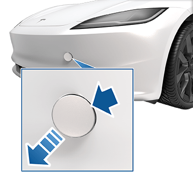 крышка передней буксировочной проушины