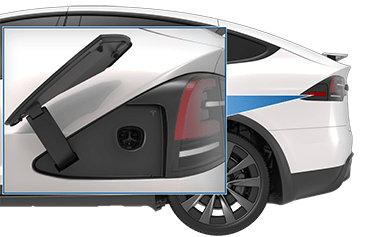 автомобиль с открытым зарядным портом