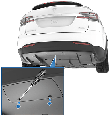 Изображение, показывающее освобождение обоих крепежей на пылезащитной крышке.