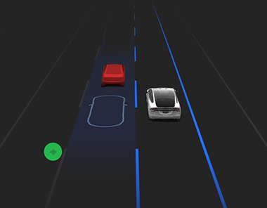 Скриншот конфликта в соседней полосе