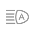 Серый круглый значок с буквой «А» в центре и пятью горизонтальными линиями, выходящими из него