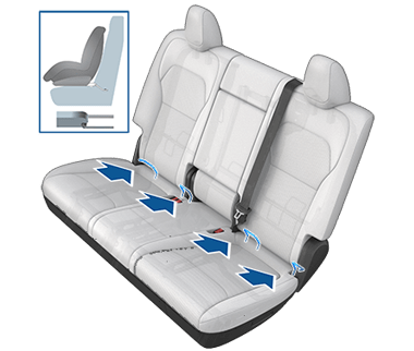 Правильное позиционирование детского удерживающего устройства на анкерных скобах ISOFIX