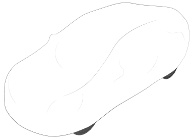 Автомобильный чехол на автомобиле.