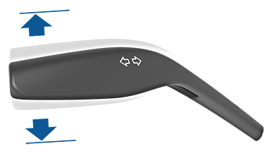 Подрулевой переключатель с двумя стрелками