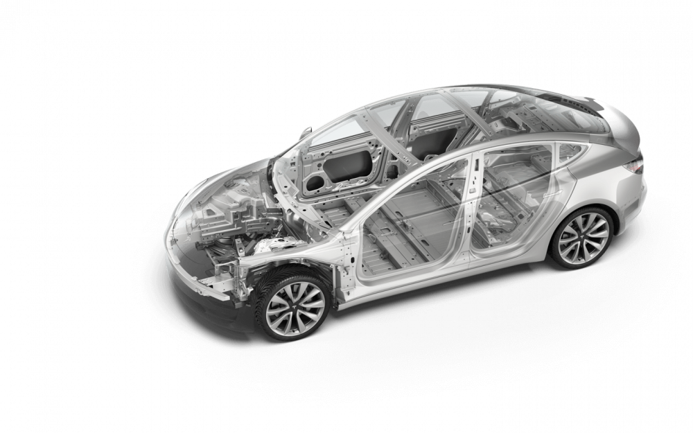 Tesla Model 3 - наименьший риск травм пассажиров при ДТП среди всех автомобилей