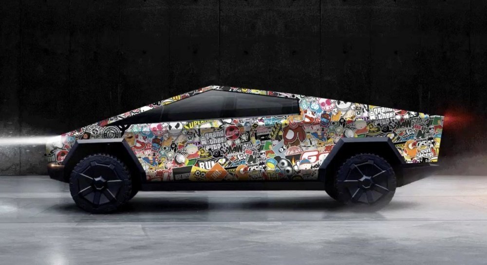 Галерея идей оклейки CYBRTRCK