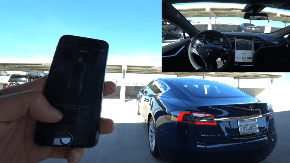 Тест функции Summon на Tesla с автопилотом второго поколения [видео]