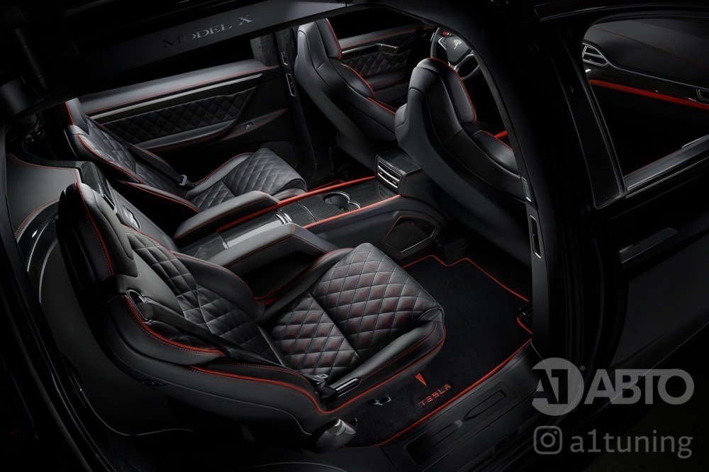 Тюнинг Tesla Model X в A1 TUNING - видеообзор