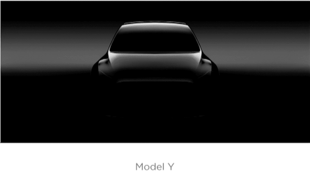 Первый официальный тизер Tesla Model Y