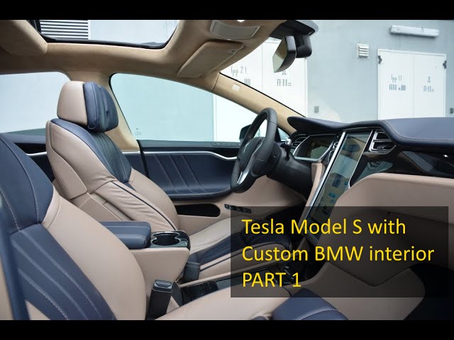 Tesla Model S - Custom BMW interior for $30K - PART 1 overview and test-drive - Moscow Tesla Club