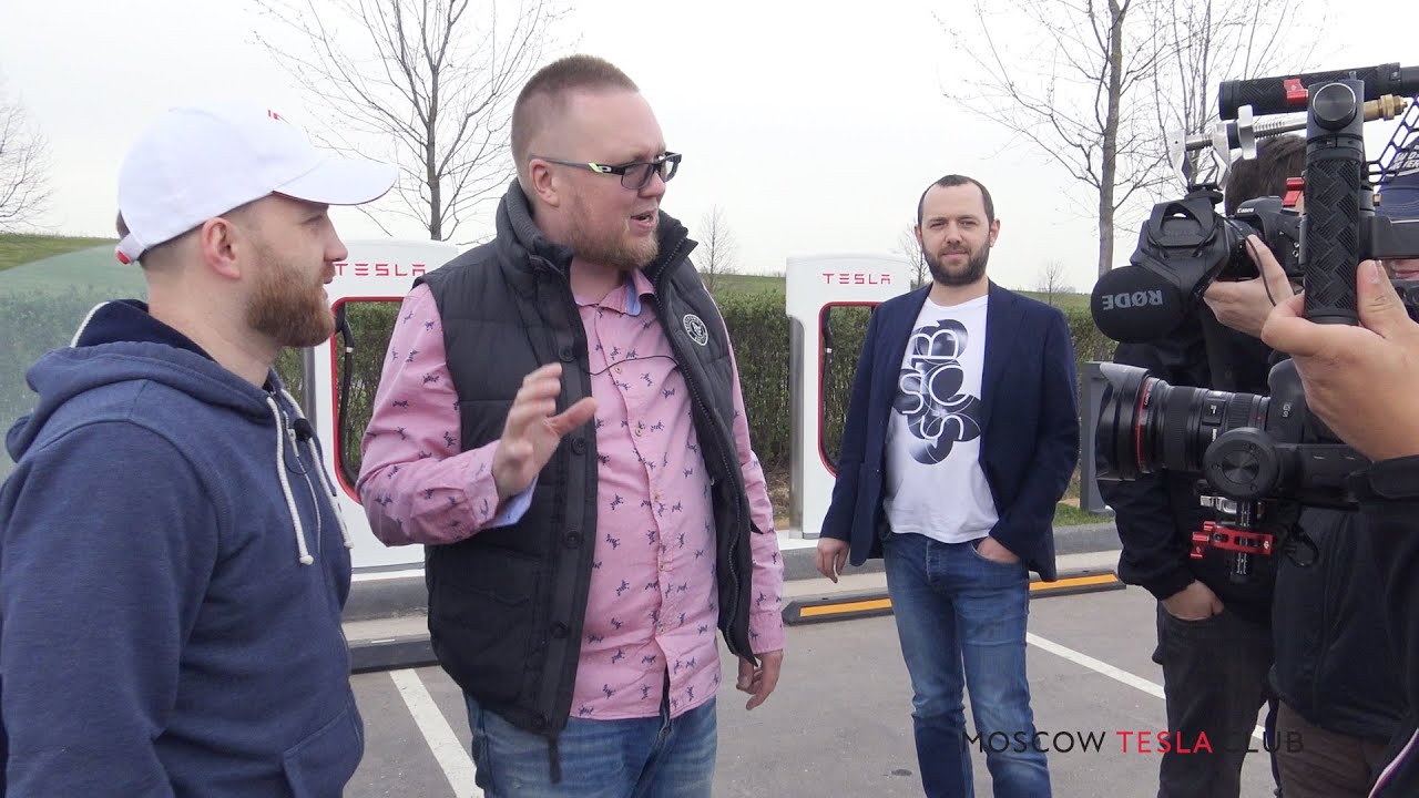 Бэкстейдж Большой тест драйв Сергей Стиллавин и Рустам Вахидов Тесла Модел Икс