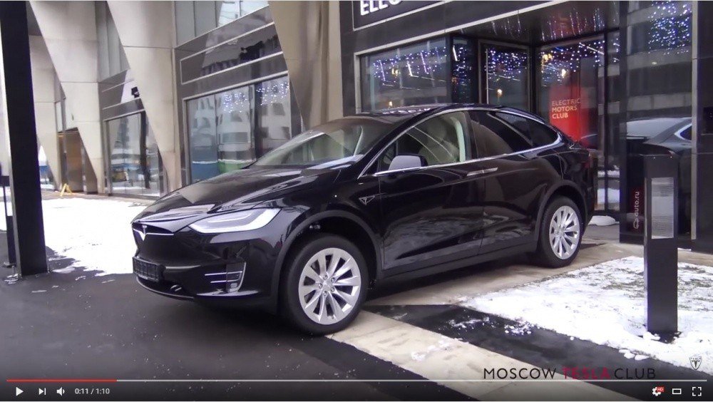Кроссовер Tesla Model X отправляется к российскому владельцу [видео]