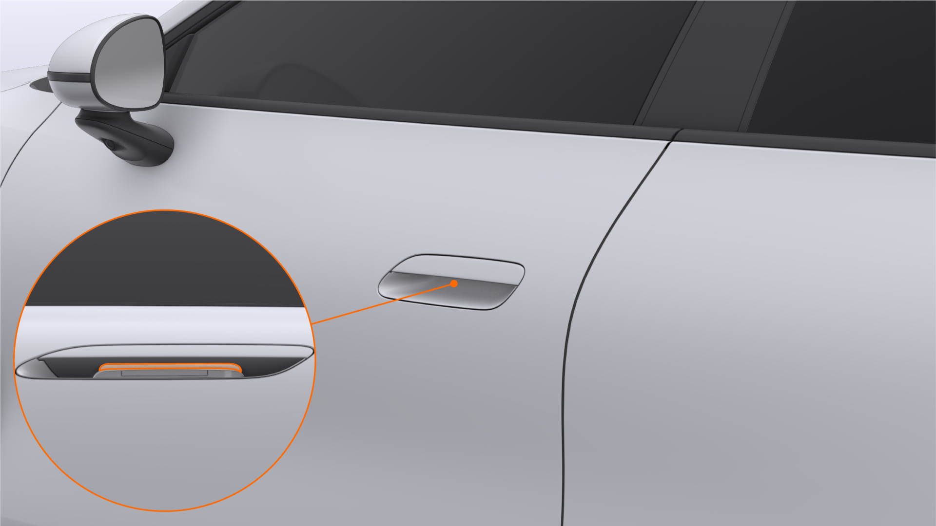 Открытие дверей снаружи Xiaomi SU7