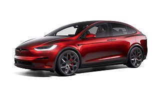Tesla Model X Plaid красного цвета 2025 года фото 1