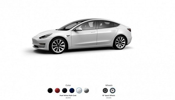 Пост в блоге «Tesla запустила конфигуратор Model 3 для всех | Блог Moscow Tesla Club»
