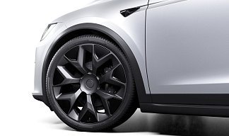 Tesla Model X Long Range белого цвета 2025 года на 22 колёсах фото 4