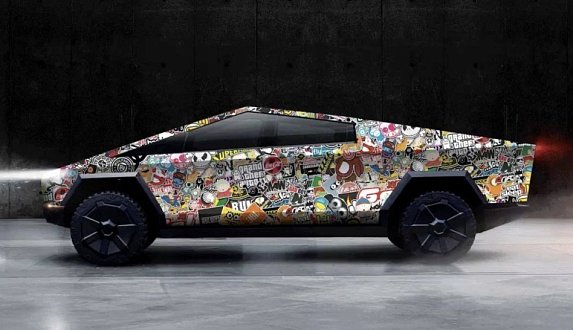 Пост в блоге «Галерея идей оклейки CYBRTRCK — блог Moscow Tesla Club»