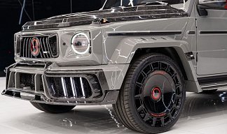 Mercedes-Benz G-Class G 63 AMG® Mansory 4MATIC® 9-Speed Automatic V8 серебристого цвета 2025 года на 24 колёсах фото 2