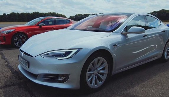 Пост в блоге «Tesla Model S 75D против Kia Stinger GT - видео дрэг-заезда — блог Moscow Tesla Club»