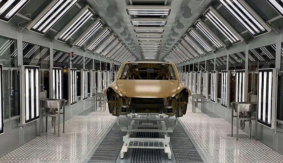 Пост в блоге «Опубликованы официальные фото производственной линии Tesla Model Y в Шанхае | Блог Moscow Tesla Club»