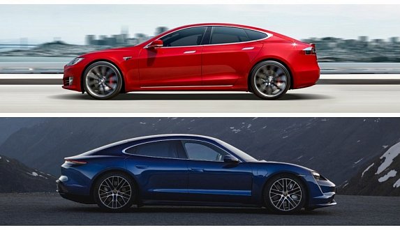 Пост в блоге «Tesla Model S и Porsche Taycan — сравнительный обзор – обзоры электромобилей»