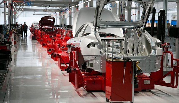 Пост в блоге «Tesla оптимизирует производство на заводе во Фримонте во время вынужденного простоя | Блог Moscow Tesla Club»