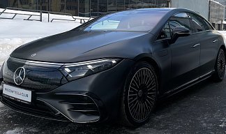 Mercedes-Benz EQS 580 4MATIC черного цвета 2021 года фото 1
