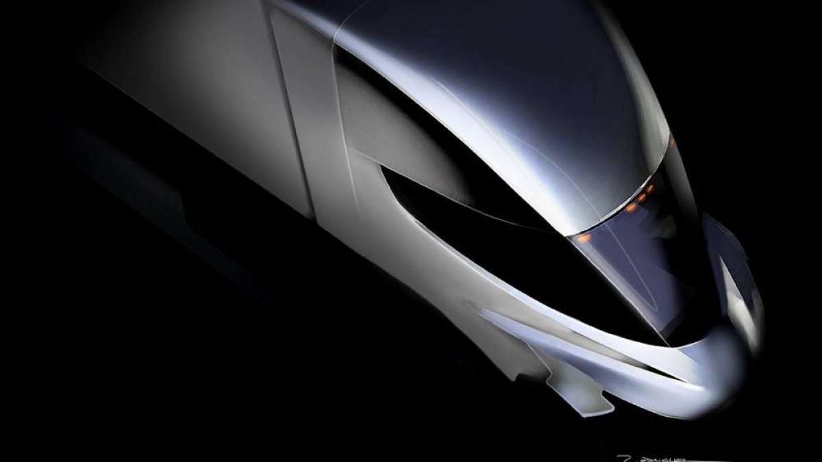 Дизайнерские эскизы Tesla Semi