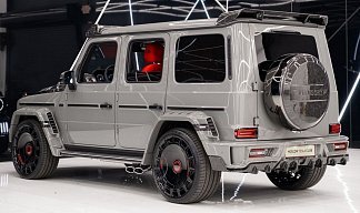 Mercedes-Benz G-Class G 63 AMG® Mansory 4MATIC® 9-Speed Automatic V8 серебристого цвета 2025 года на 24 колёсах фото 3