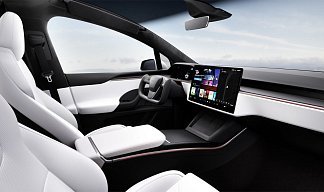 Tesla Model X Plaid белого цвета 2025 года на 22 колёсах фото 5