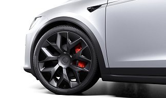 Tesla Model X Plaid белого цвета 2025 года на 22 колёсах фото 4