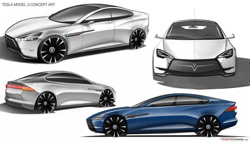 Дизайн Tesla&nbsp;Model&nbsp;3